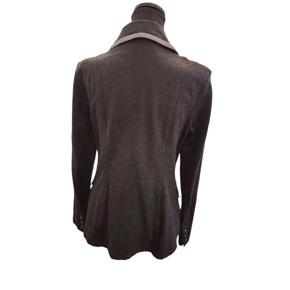 CABI Grey Blazer Suit Coat - Stylish Ladies Small Jacket two-tone trendy modern - Picture 2 of 15